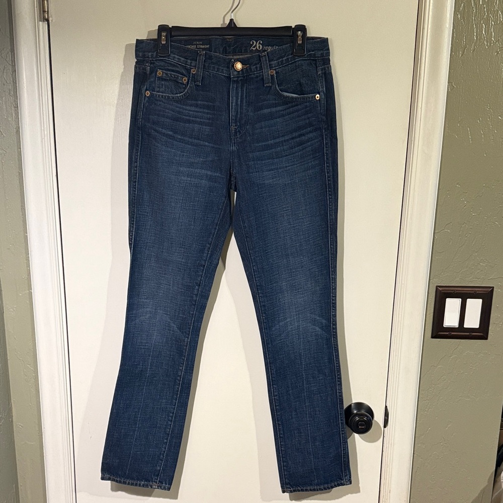 J. Crew Vintage Straight Leg Jeans